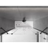 Mexen Velar Duo Two-wing Sliding Bath Screen 170 x 150 cm, Transparent, Black - 896-170-000-02-70