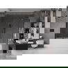 Mexen Velar Duo 2-wing bathtub screen Sliding 180 x 150 cm, transparent, black - 896-180-000-02-70