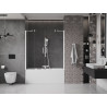 Mexen Velar Duo Bathtub Screen 2-Panel Sliding 160 x 150 cm, Transparent, White - 896-160-000-02-20
