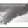 Mexen Velar Duo 2-wing bathtub screen Sliding 160 x 150 cm, transparent, white - 896-160-000-02-20