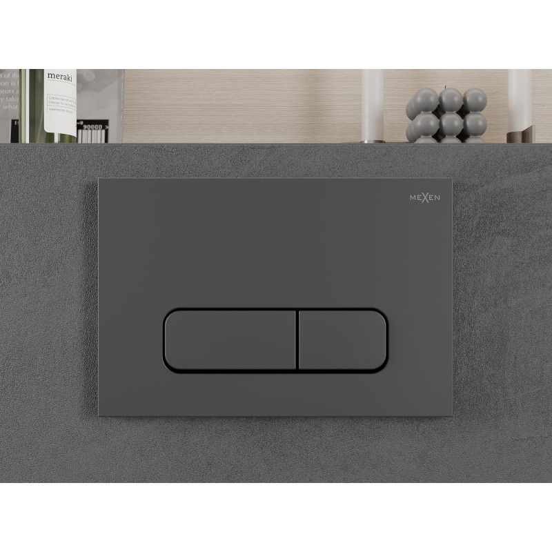 Mexen Fenix 02 flush button, gun gray - 600266