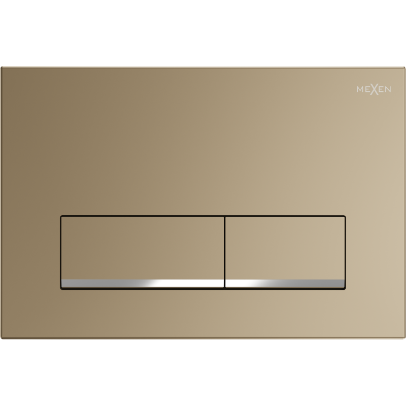 Mexen Fenix 12 flush button, champagne gold - 601204