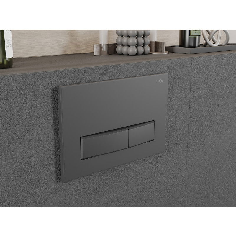 Mexen Fenix 09 flush button, gun gray - 600966