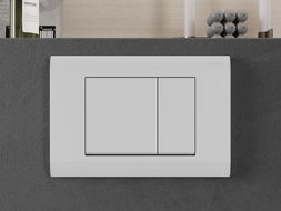 Mexen Fenix 01 flush button, matte white - 600120