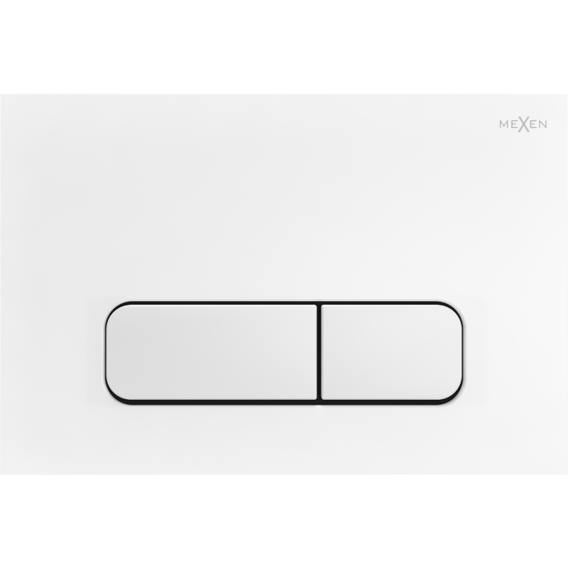 Mexen Fenix 02 flush button, matte white - 600220