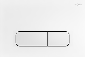 Mexen Fenix 02 flush button, matte white - 600220