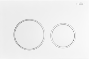 Mexen Fenix 07 XS flush button, matte white - 600720