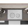 Mexen Fenix 07 XS flush button, white matte - 600720
