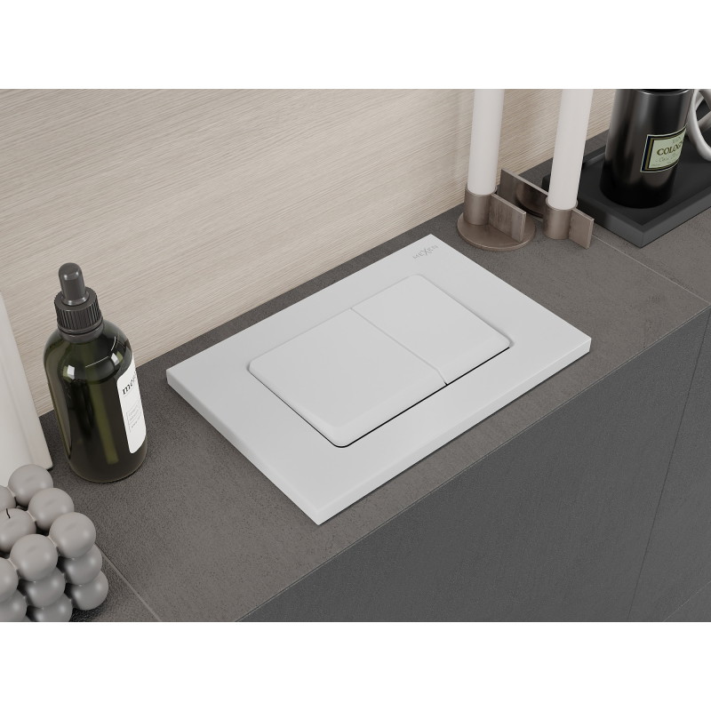 Mexen Fenix 10 XS flush button, white matte - 601020