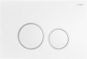 Mexen Fenix 05 flush button, matte white - 600520