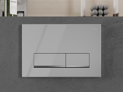 Mexen Fenix 12 flush button, shiny chrome - 601201