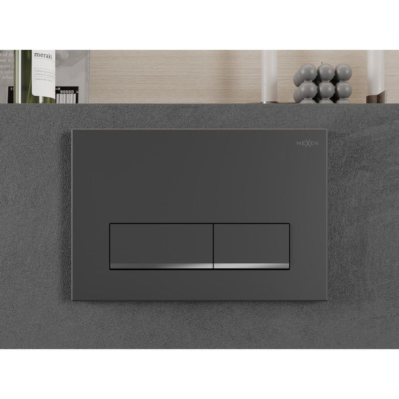 Mexen Fenix 12 Flush Button, Gun Gray - 601266