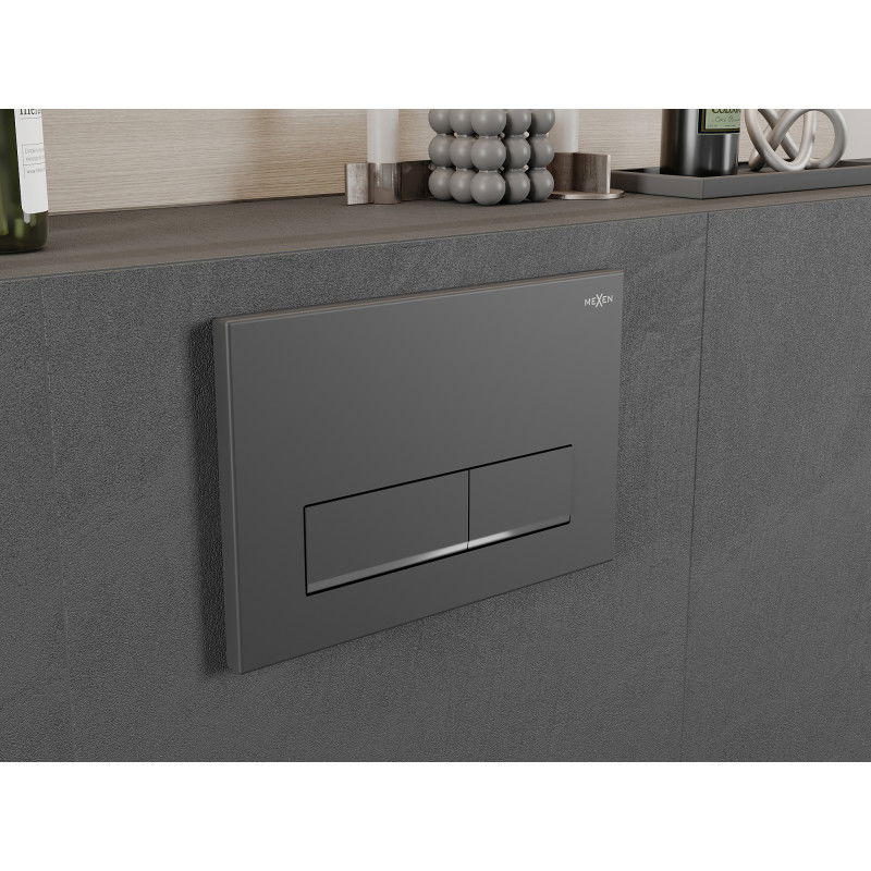 Mexen Fenix 12 Flush Button, Gun Gray - 601266