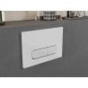 Mexen Fenix 02 flush button, glossy white - 600200