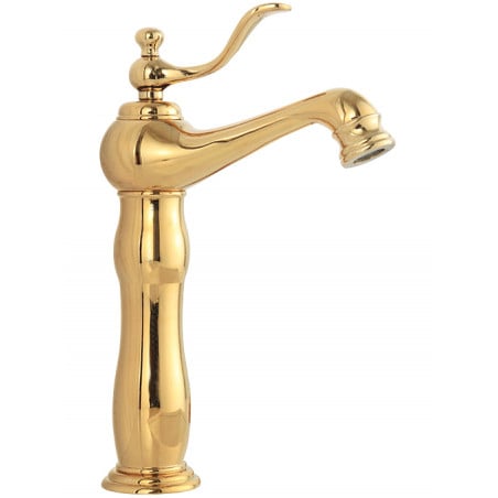 Mexen Vela high washbasin tap, gold - 744510-50