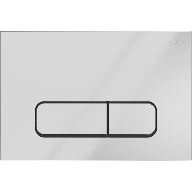 Mexen Fenix 02 Flush Button, Shiny Chrome - 600201