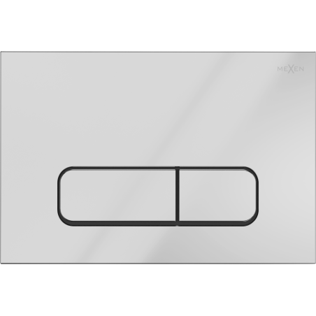 Mexen Fenix 02 Flush Button, Shiny Chrome - 600201