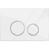 Mexen Fenix 05 flush button, glossy white - 600500
