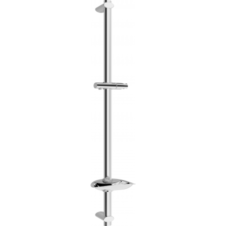 Mexen DB shower rod with soap dish 75 cm, chrome - 79384-00