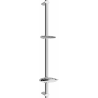Mexen DB shower rod with soap dish 75 cm, chrome - 79384-00