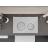 Mexen Fenix 07 XS flush button, glossy white - 600700