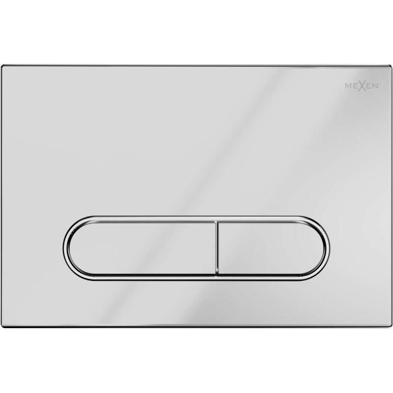 Mexen Fenix 11 flush button, shiny chrome - 601101