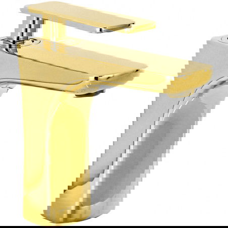 Mexen Indus washbasin mixer tap, Gold - 744600-50