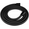 Mexen shower hose 175 cm, Black - 79475-70