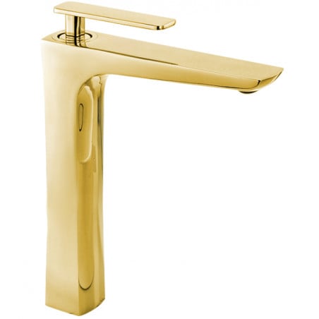 Mexen Indus tall washbasin faucet, gold - 744610-50
