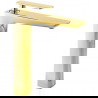 Mexen Indus high washbasin mixer tap, Gold - 744610-50