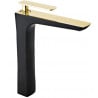 Mexen Indus high basin tap, black/gold - 744610-75