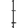 Mexen DB shower rail with soap dish 75 cm, black - 79384-70