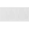 Mexen C11 plate radiator 900 x 2600 mm, side connection, 3311 W, white - W411-090-260-00
