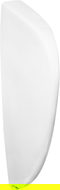 Mexen Hanging Partition Between Urinals, White - 37117600
