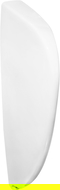 Mexen Hanging Urinal Partition, White - 37117600
