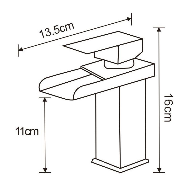 Mexen Hydra washbasin tap, chrome - 744900-00