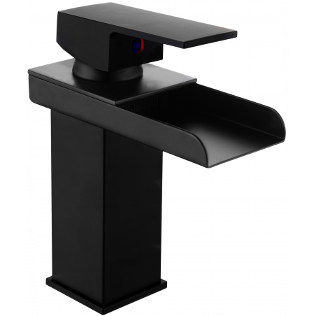 Mexen Hydra washbasin mixer tap, Black - 744900-70