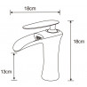 Mexen Lyra washbasin faucet, gold - 745300-50