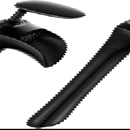 Mexen Lyra washbasin mixer tap, Black - 745300-70