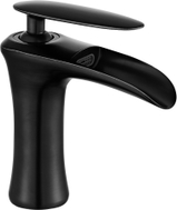 Mexen Lyra washbasin faucet, black - 745300-70