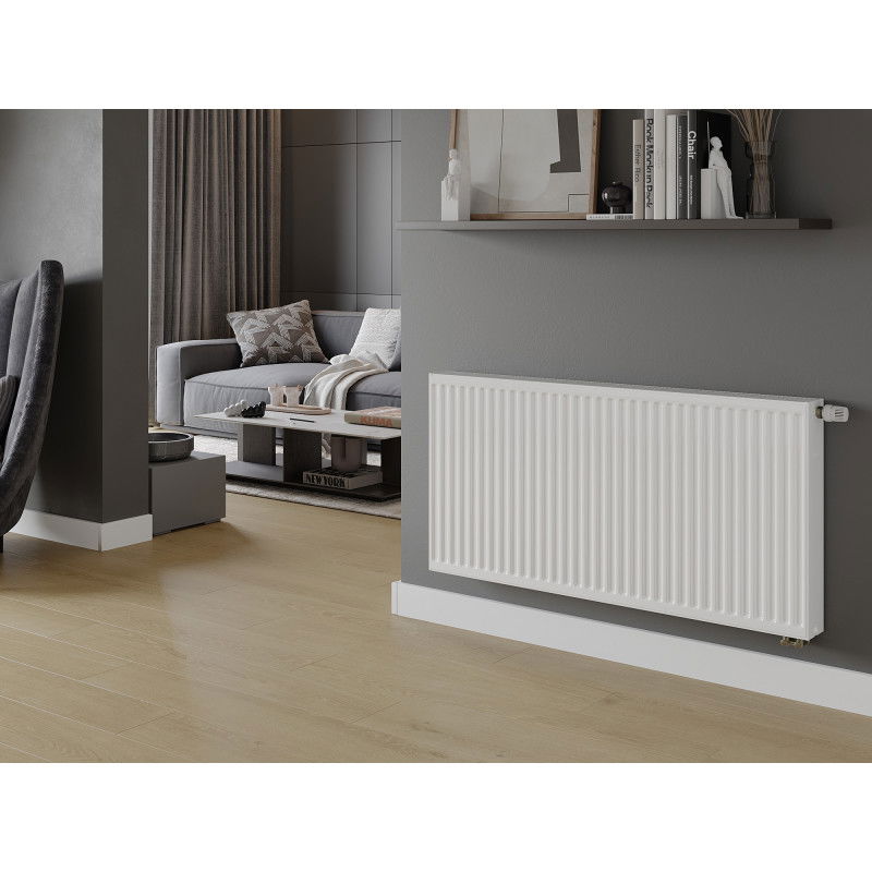 Mexen CV22 Panel Radiator 900 x 1800 mm, Bottom Connection, 4112 W, White - W622-090-180-00