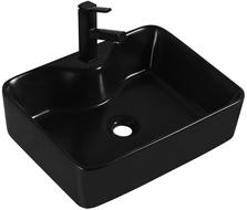 Mexen Eva countertop washbasin 48 x 37 cm, Black - 21424970