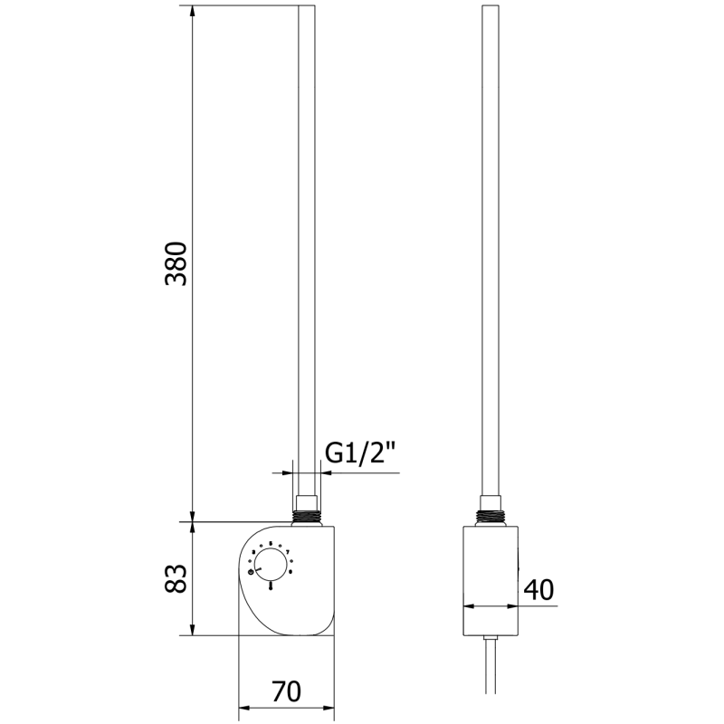 Mexen FA-D 300 W Electric Heater, White - W950-0300-20