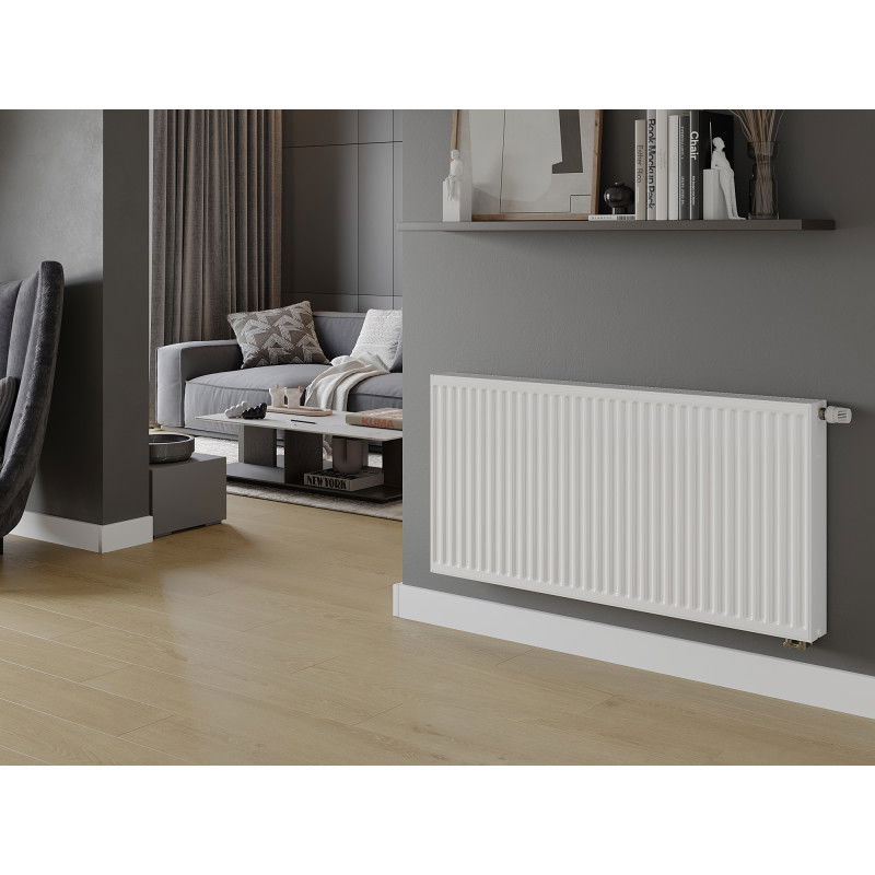 Mexen CV22 panel radiator 600 x 700 mm, bottom connection, 1157 W, white - W622-060-070-00
