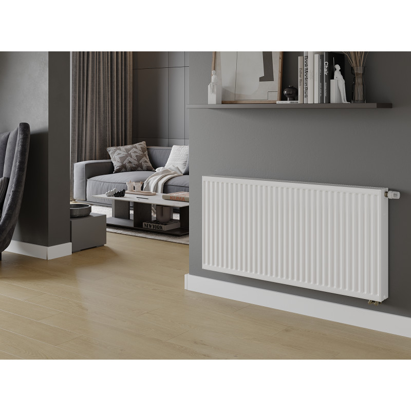 Mexen CV22 panel radiator 600 x 1300 mm, bottom connection, 2149 W, white - W622-060-130-00
