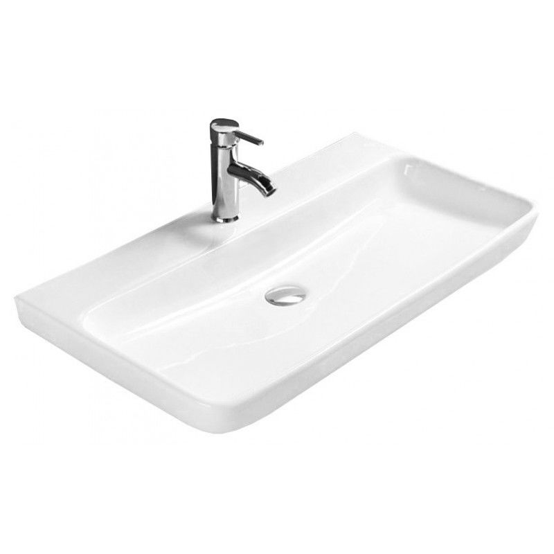 Mexen Lili countertop washbasin 81 x 47 cm, White - 21138100