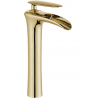 Mexen Lyra high washbasin faucet, gold - 745310-50