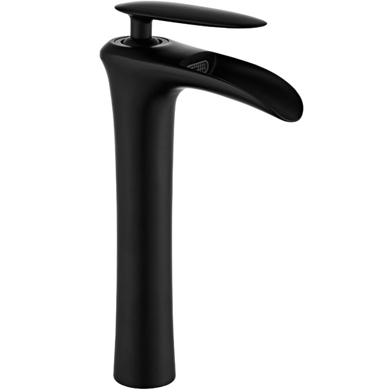 Mexen Lyra high washbasin mixer tap, Black - 745310-70