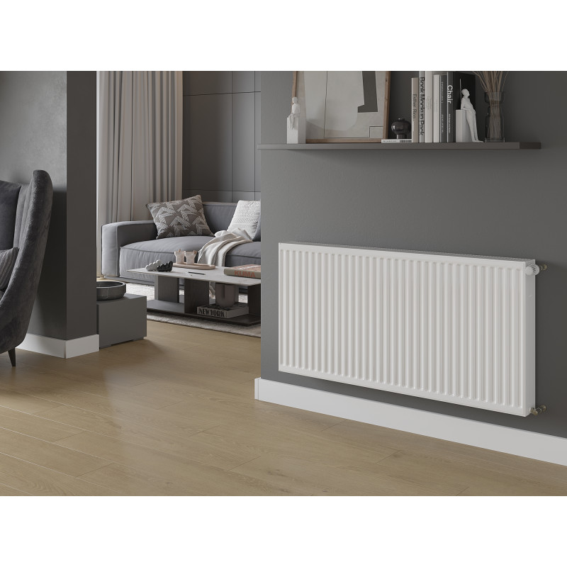 Mexen C22 panel radiator 600 x 700 mm, side connection, 1157 W, white - W422-060-070-00