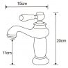 Mexen Draco washbasin mixer tap, Chrome - 745400-00